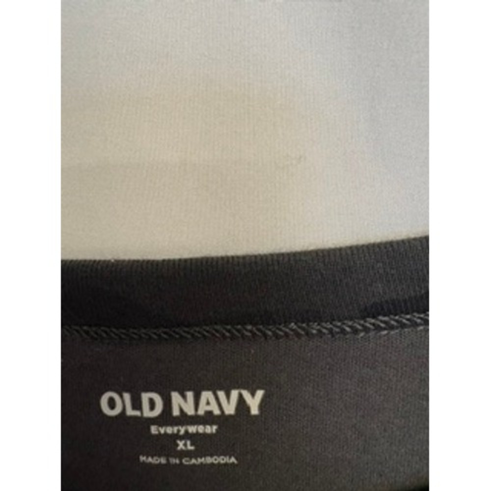 Old Navy EveryWear Womens Camo T-Shirt Grey Charcoal Camouflage Tee XL - Picture 3 of 5